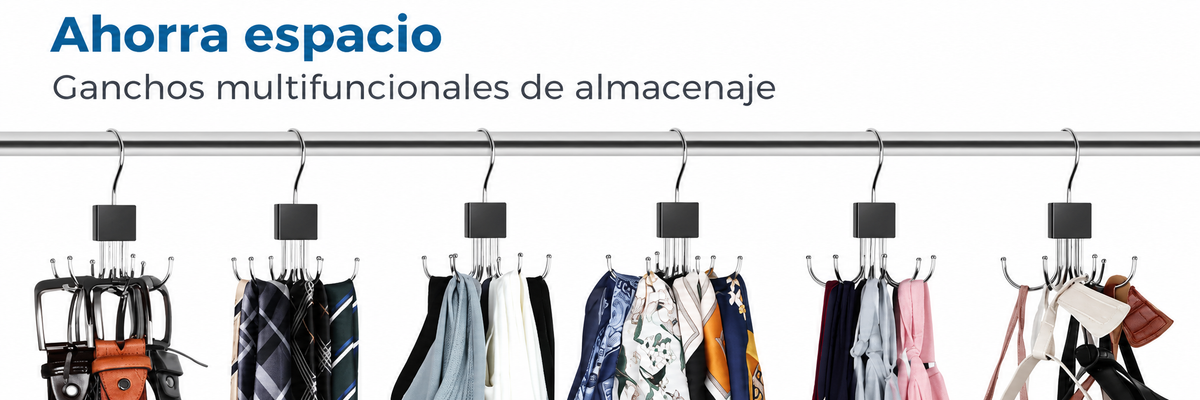 Organizador Giratorio 360º para Cinturones y Accesorios