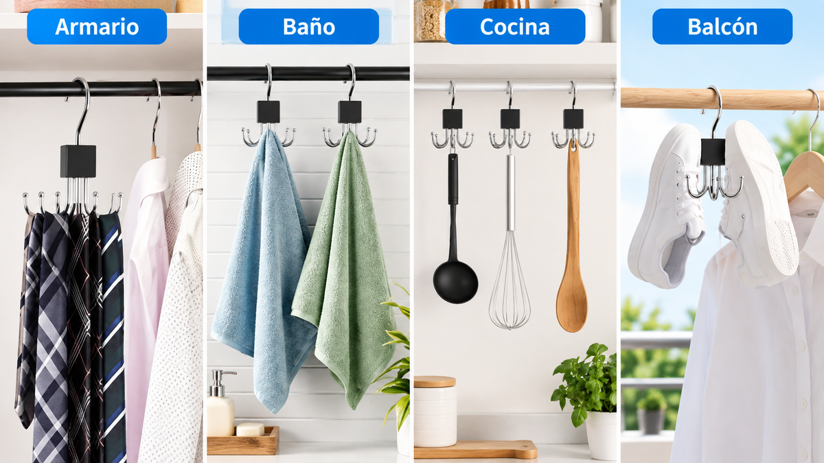 Organizador Giratorio 360º para Cinturones y Accesorios